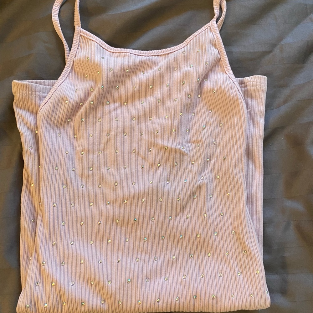Lavender Rhinestone Mini Dress - Picture 4 of 7